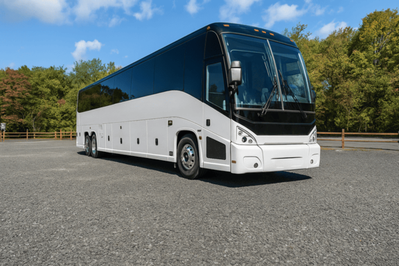 Bus Rental Company Fort Lauderdale 56 Passenger Charter Bus