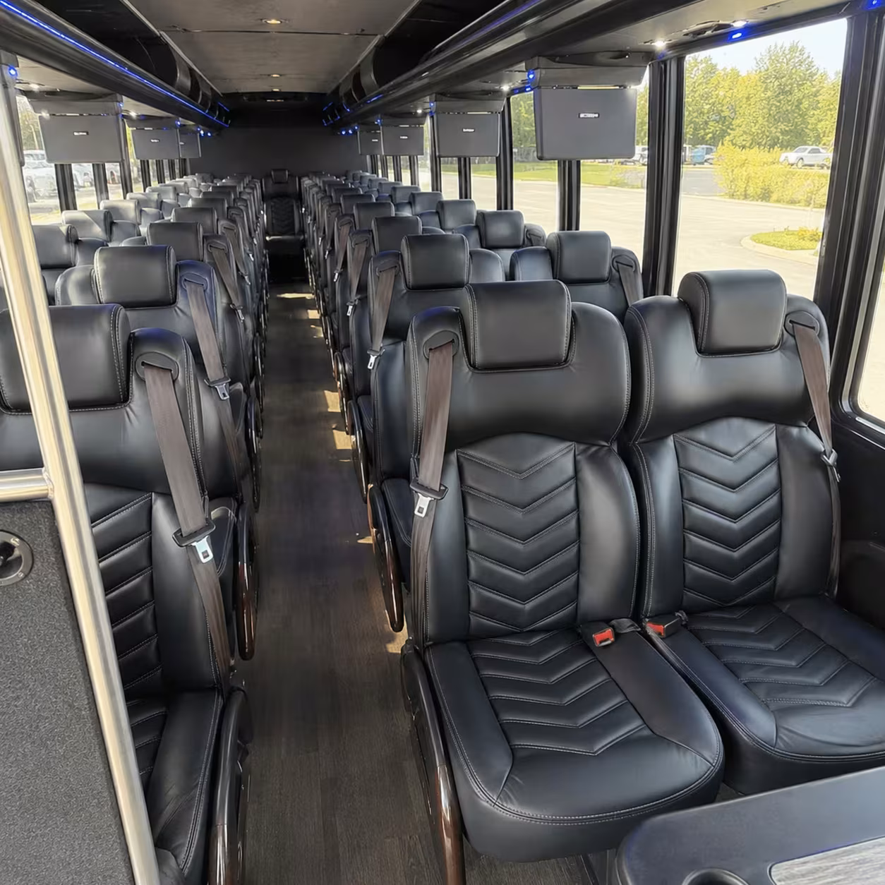 25 passenger minibus interior