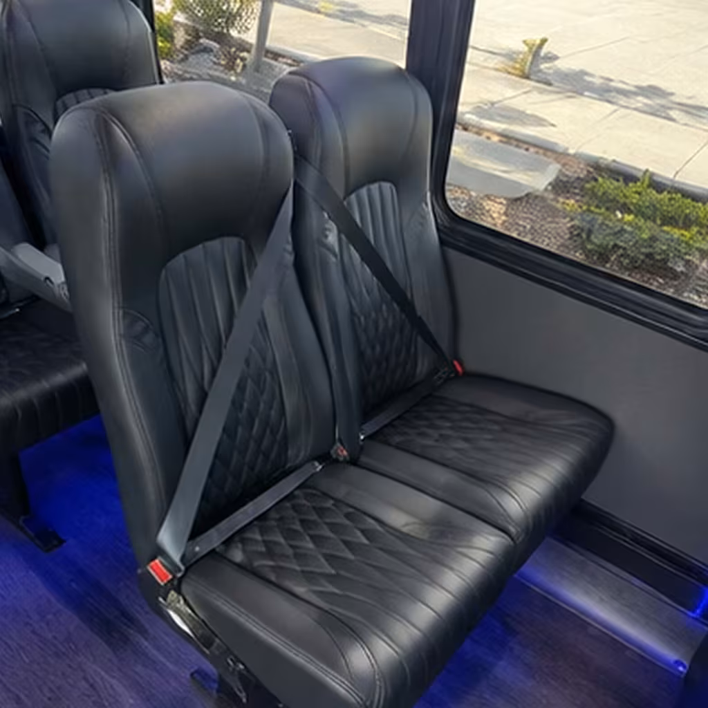 28 passenger minibus inside
