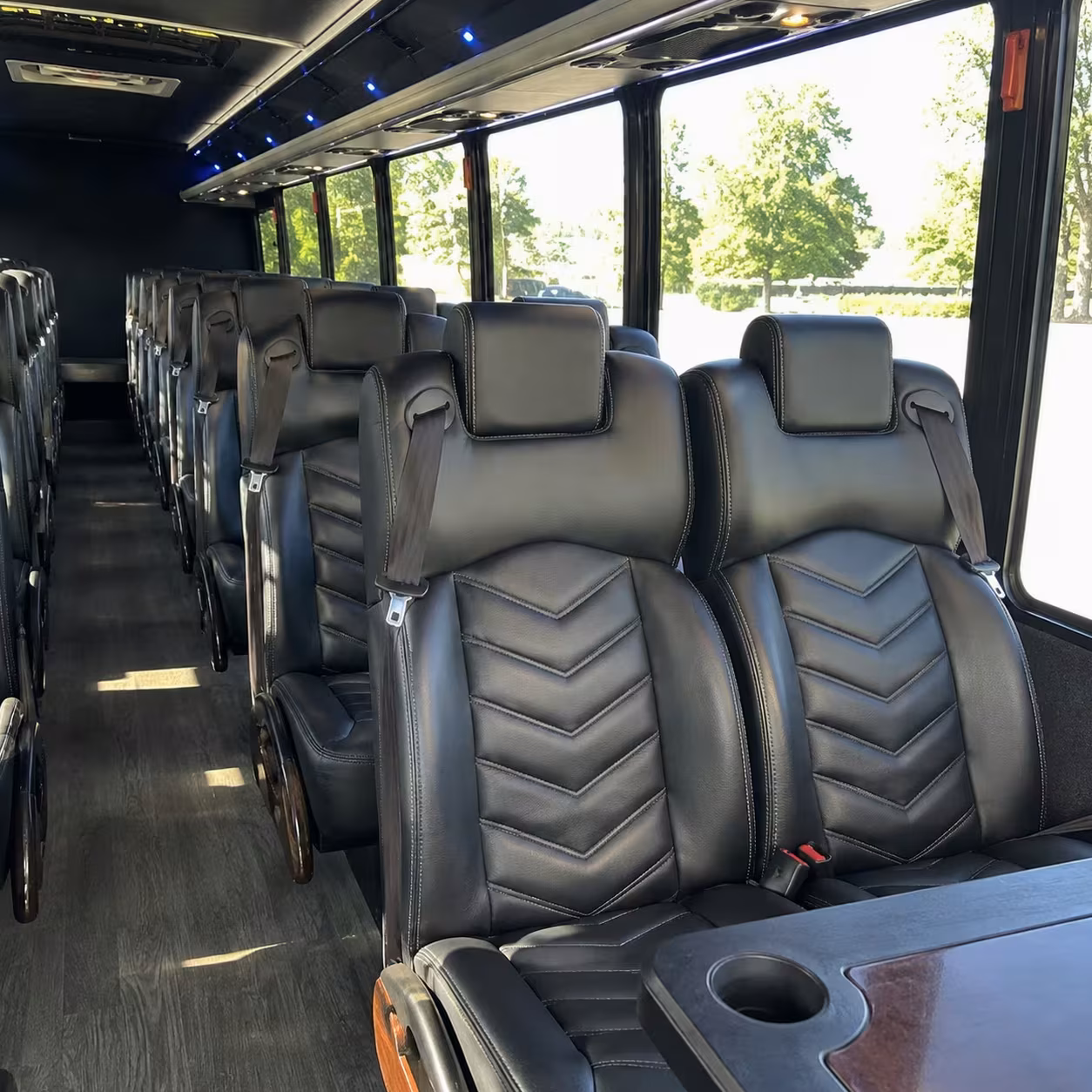 35 passenger minibus inside