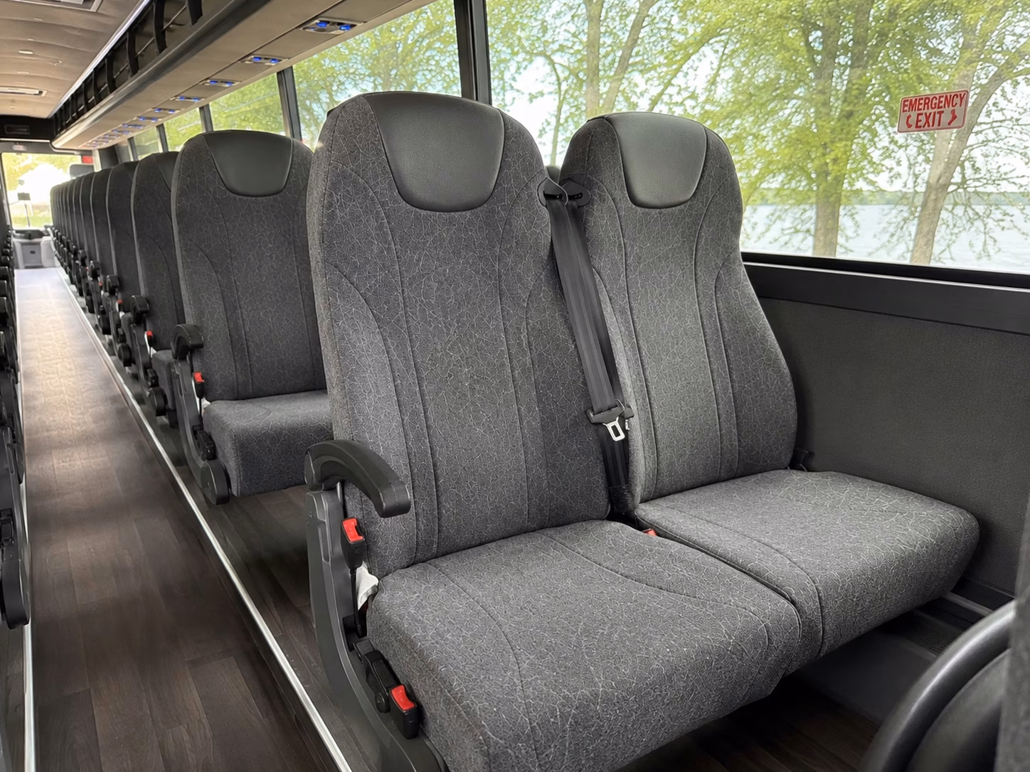 fort lauderdale charter bus interior gallery