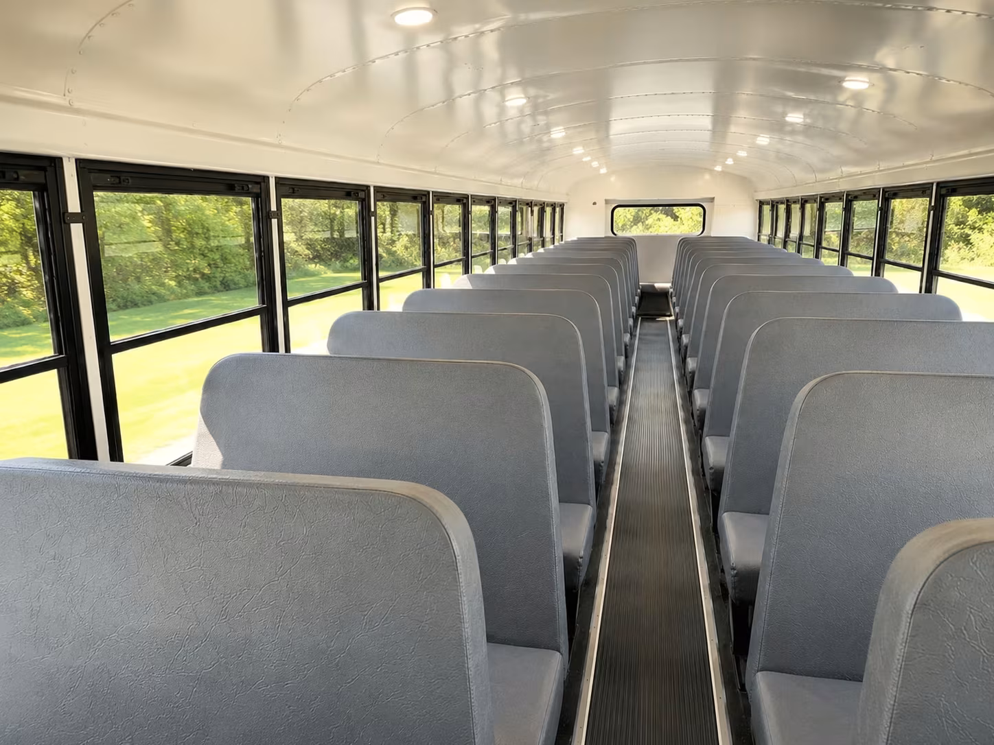 school bus interior